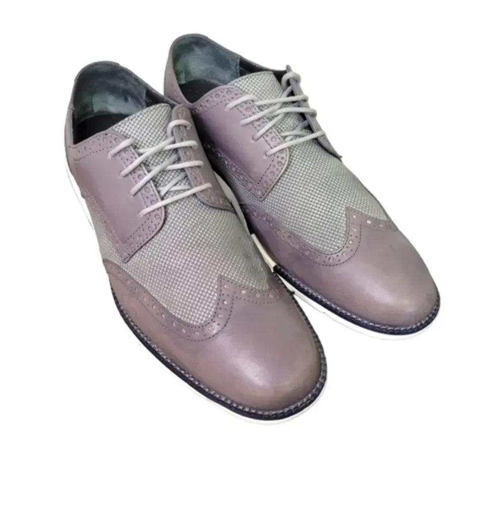 Cole Haan Zero Grand Wingtip Oxford Shoes (Gray) sz 11